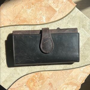 Dark Brown Leather Women’s Purse Wallet